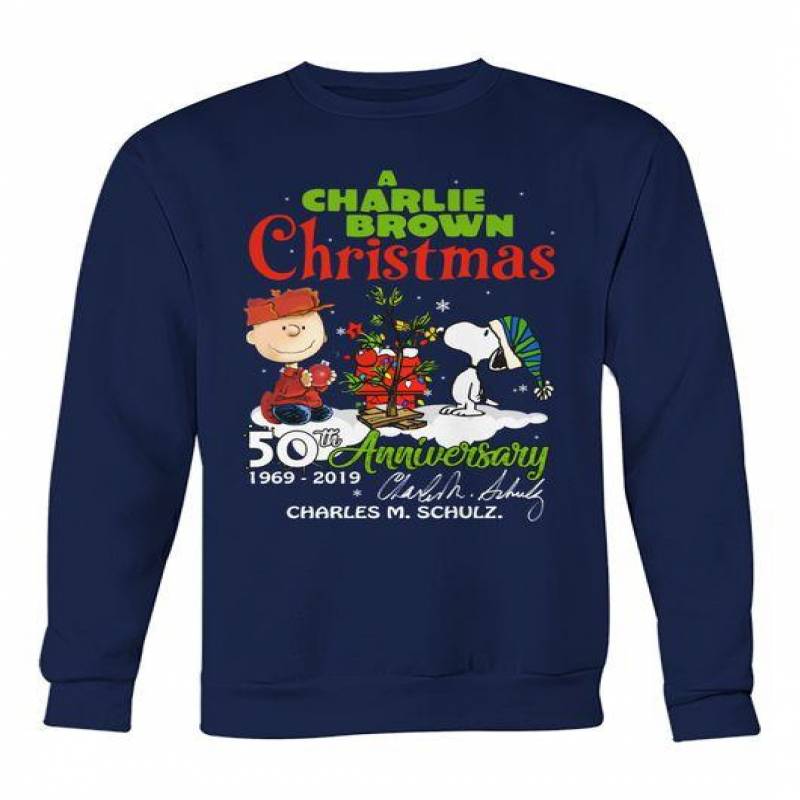 A Charlie Brown Christmas 50th Anniversary 1969 2019 Signature Shirt, hoodie, tank top – tmlshirt