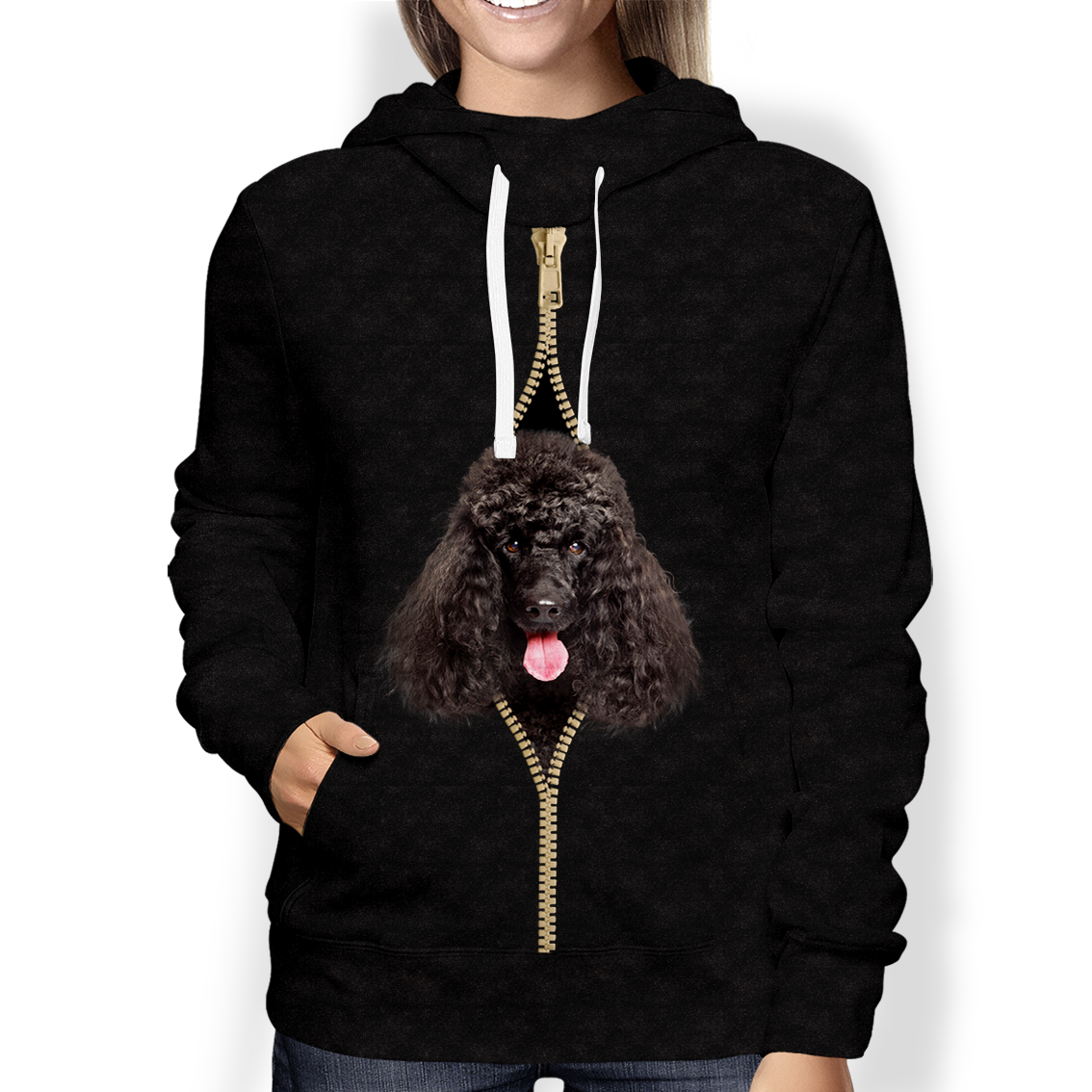 I’m With You – Poodle Hoodie V7