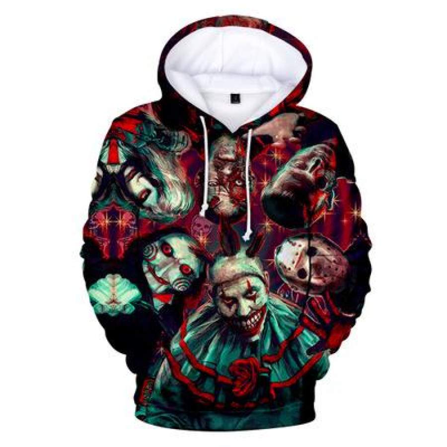 3D Printed Sweatshirt Halloween Horror Movie Hoodies