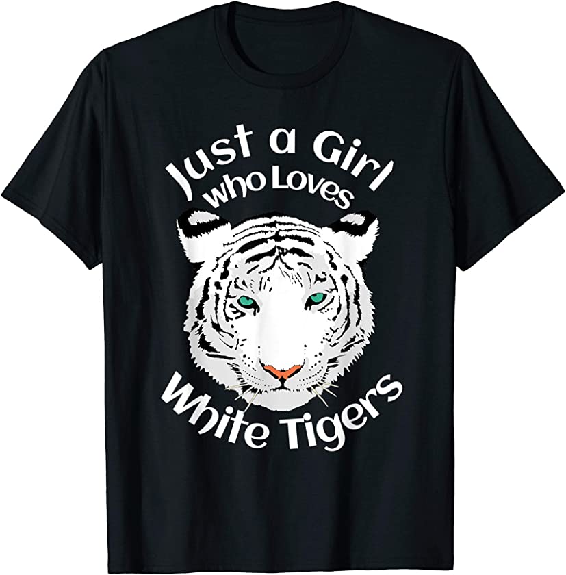 who Loves Tigers – White Tigers T-Shirt