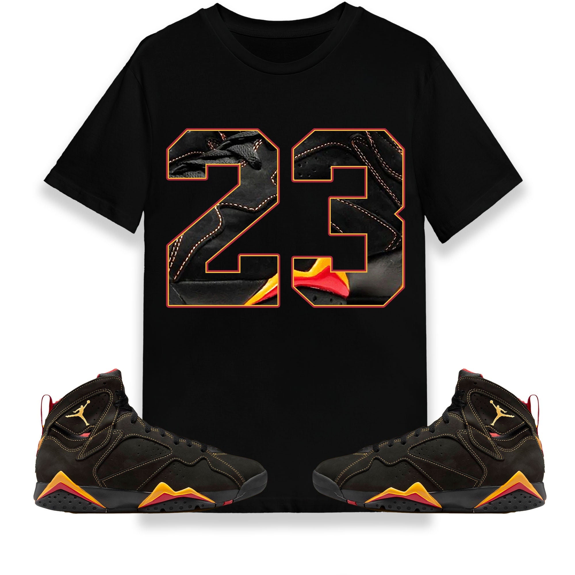 Number 23 CM7 Unisex Shirt Match Jordan 7 Retro Citrus