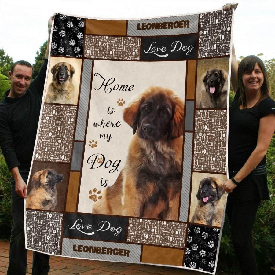 Leonberger Blanket, Christmas Gift, Dog Lover Blanket