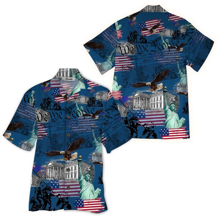 Patriotic Hawaii Shirt Ha74164