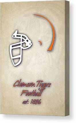 Clemson Tigers Helmet 2 Joe Hamilton Canvas Print