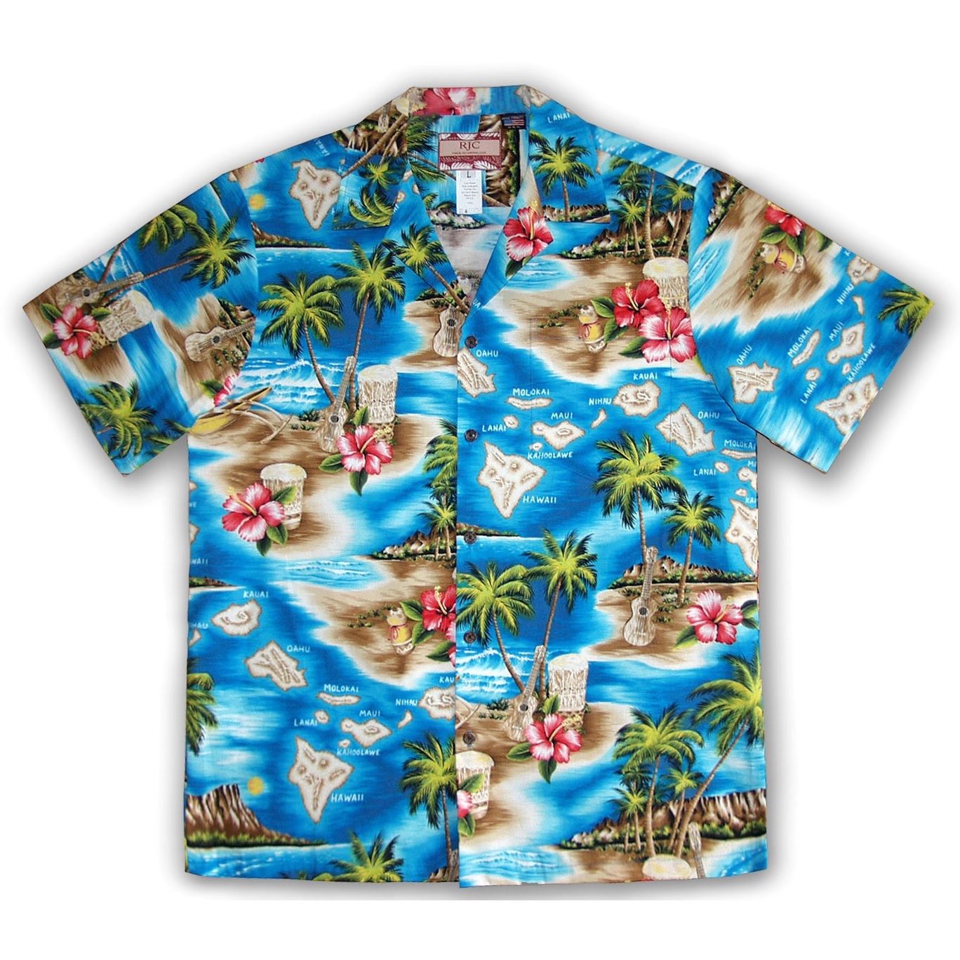 Island Stylin Blue Amazing Design Hawaii Shirt Ha79804