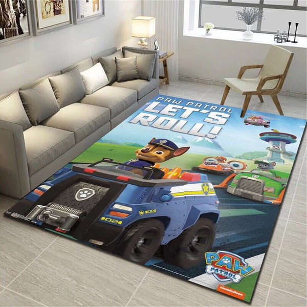 Nickelodeon Paw Patrol Let S Roll Rug, Living Room Carpet