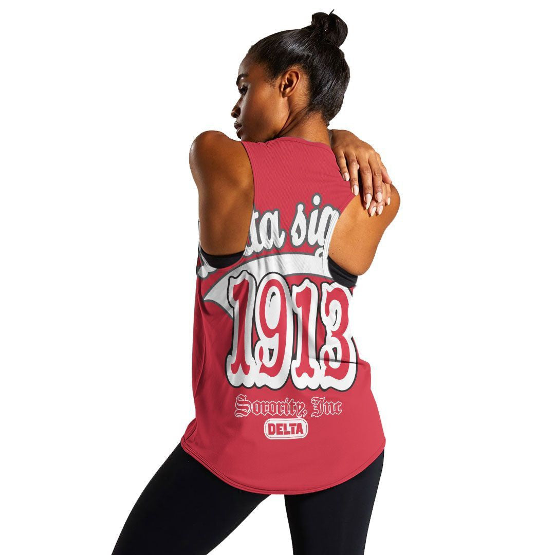 Wonderprint Tank Top Delta Sigma Theta 1913 Racerback Tank