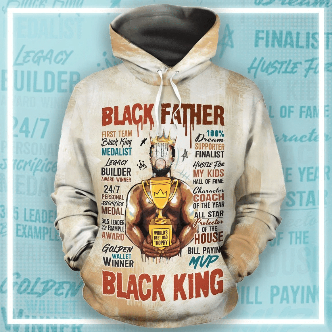 Black Father Hoodie Black Father Black King Hoodie Best Father’S Day Gift