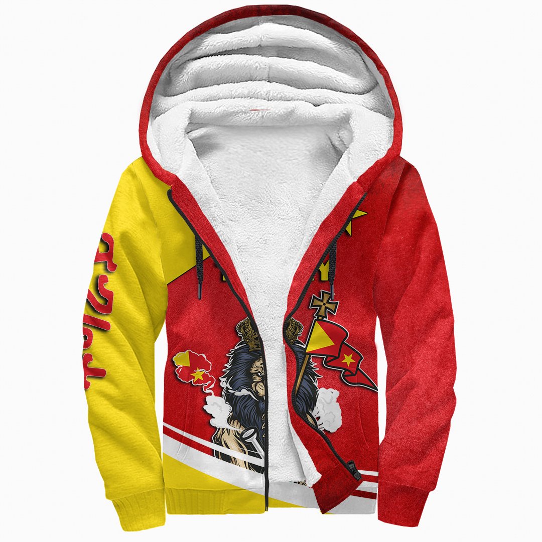 Tigray Lion Sherpa Hoodie A31