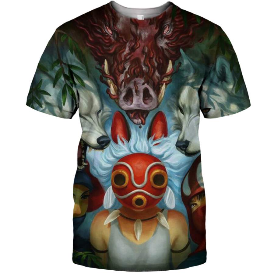 3D All Over Print Mononoke 07 Shirt