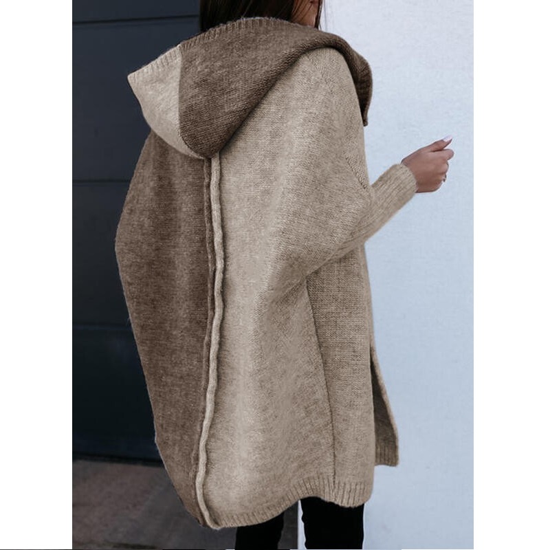 Women Sweat Capuche Femme Cardigan Coat Long Sweater Loose OL Elegant Autumn Knitted Sweater Jersey Mujer Manteau Gilet Jacket alx