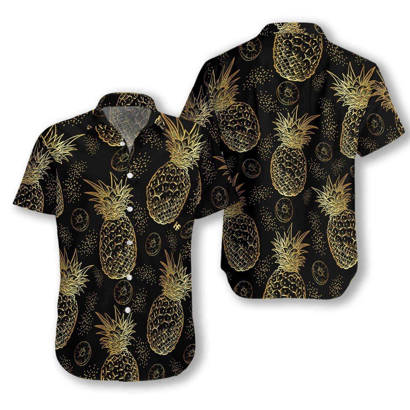 Pineapple Pattern V11 Ez16 2710 Hawaiian Aloha Shirts Aloha Shirts