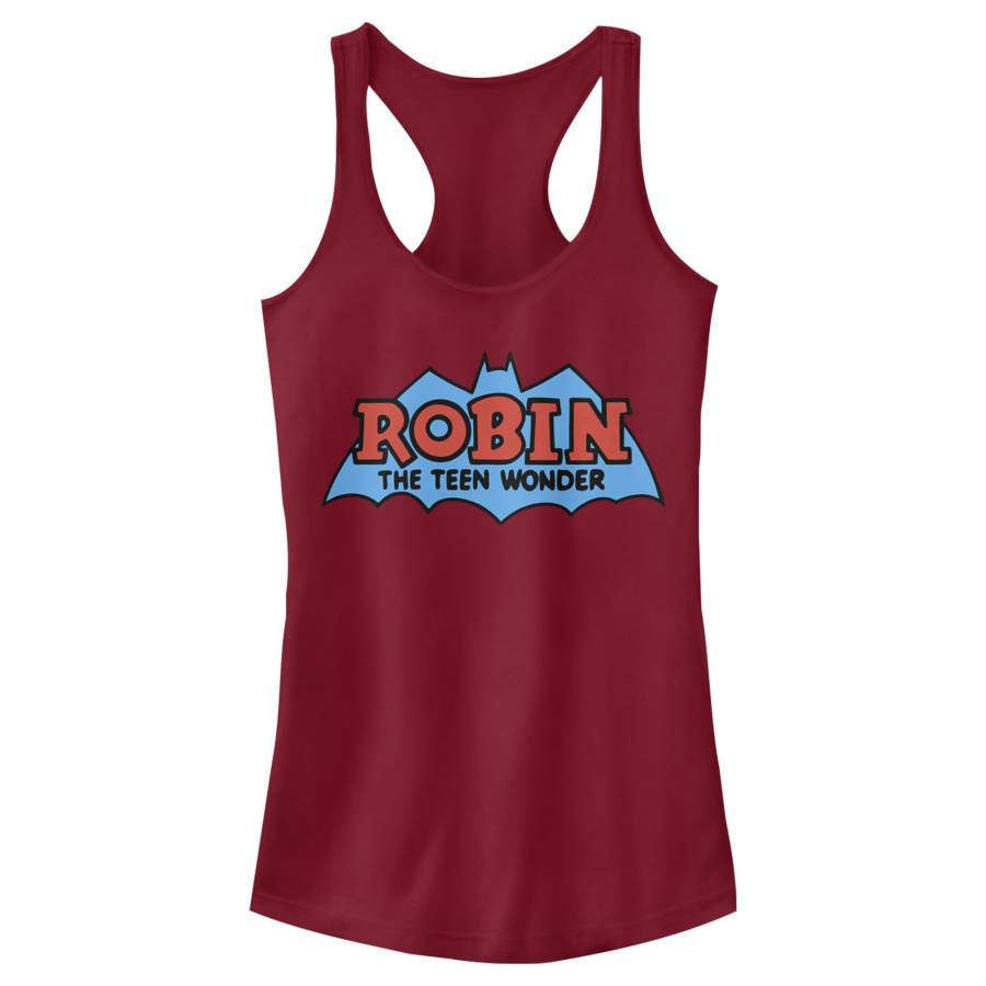 Batman Junior’s Logo Boy Wonder Robin  Racerback Tank