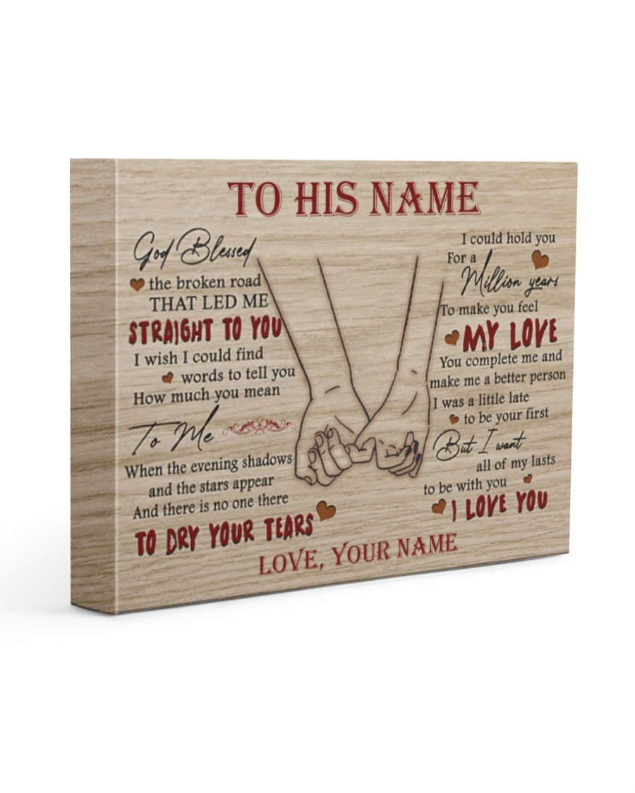 You Feel My Love Personalized Name Canvas Special Gift For Husband Poster Wall Art Home Decor