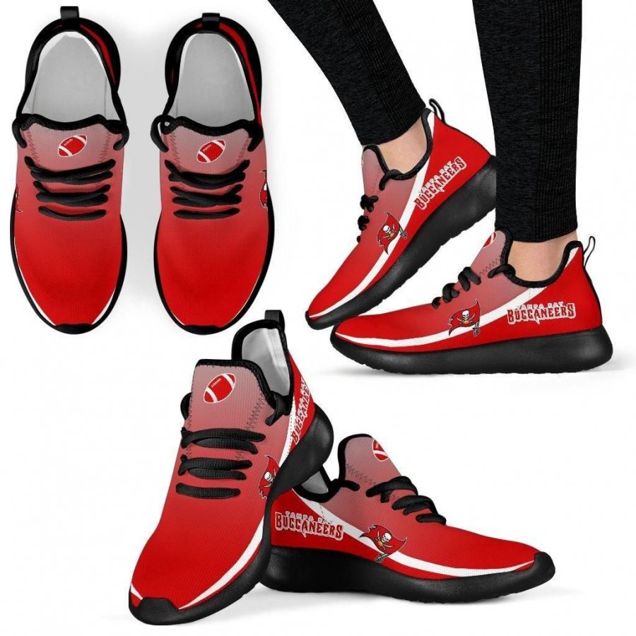 Tampa Bay Buccaneers Mesh Knit Men Women Sneakers Shoes Birthday Christmas Gift