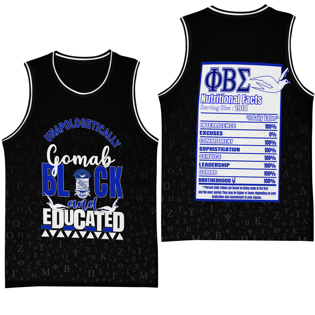 Africanzone Clothing – Phi Beta Sigma Basketball Jersey A35