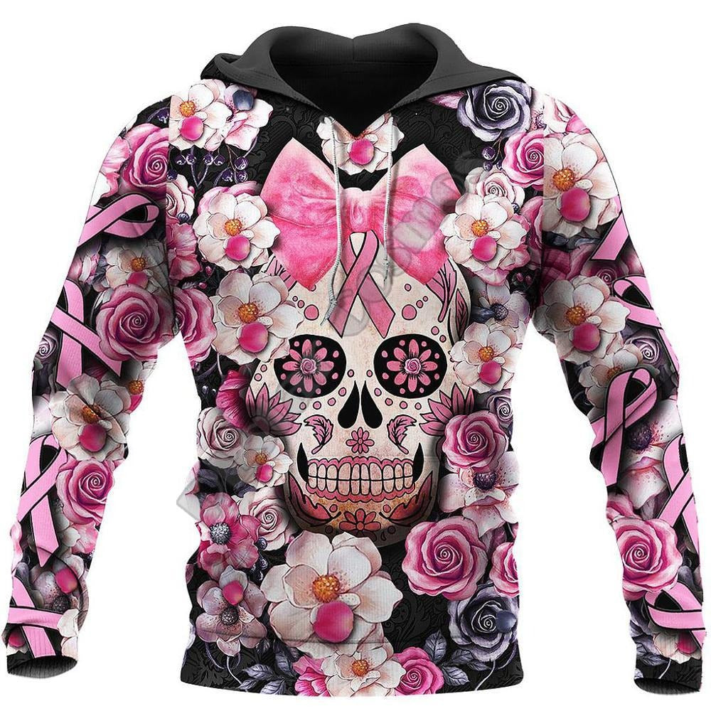 Sugar Skull Pullover Zip/Hoodies/Sweatshirts/Jacket Donuink Store