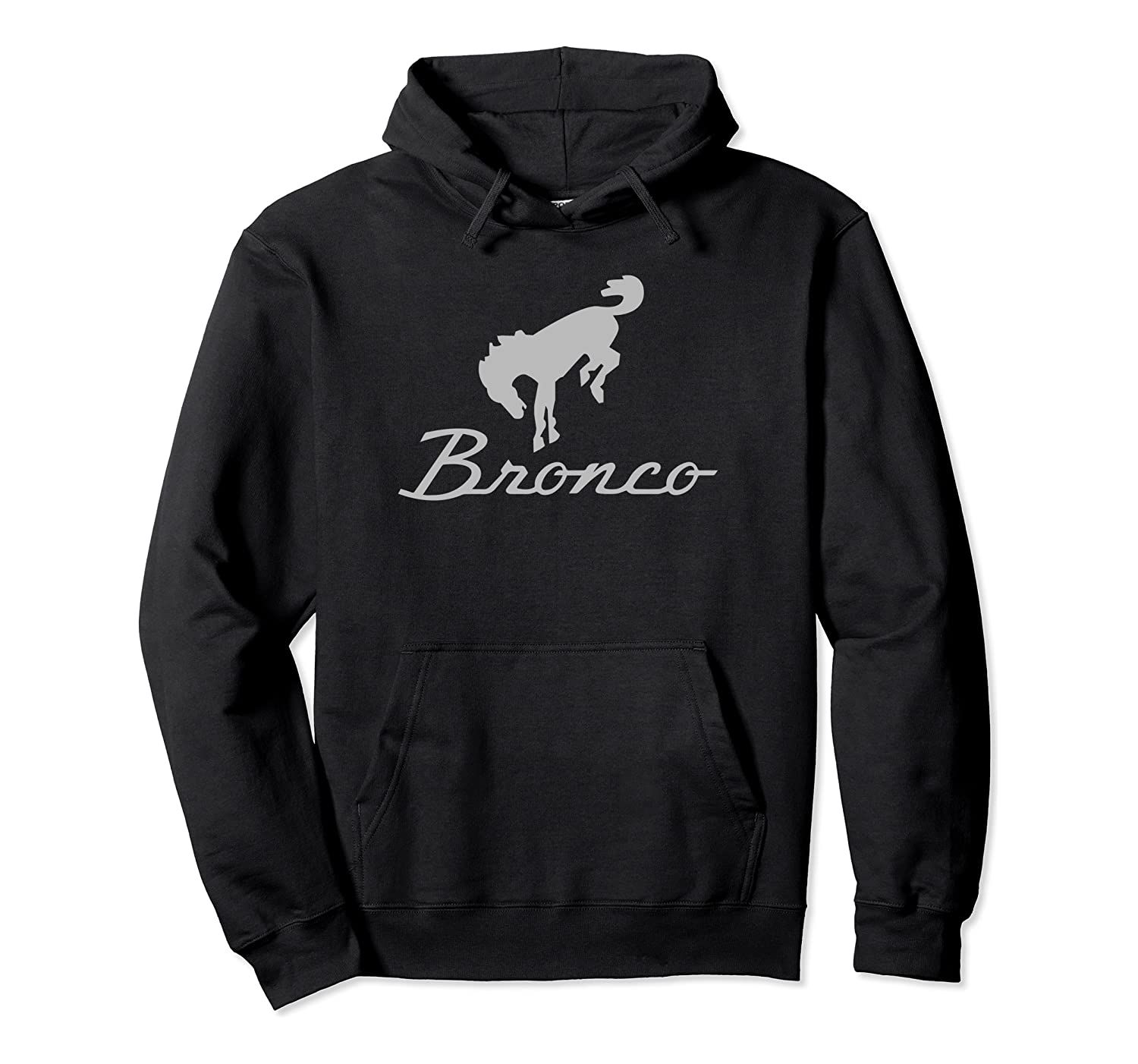 Ford Bronco Gray Logo Pullover Hoodie, T-Shirt, Sweatshirt