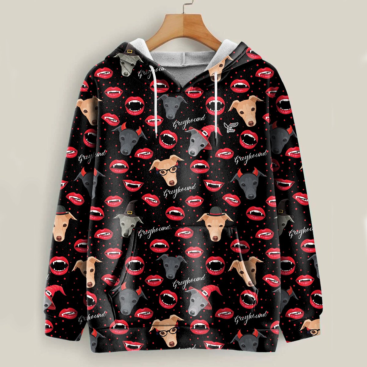 Baby Come Here – Greyhound Halloween Hoodie