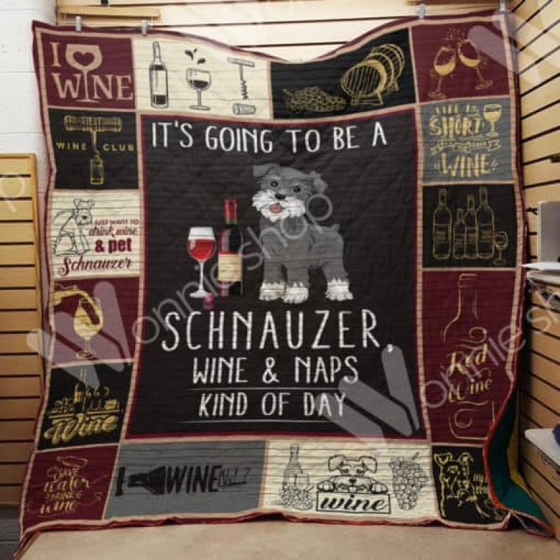 Wine and Schnauzer A2301 87O43 Blanket