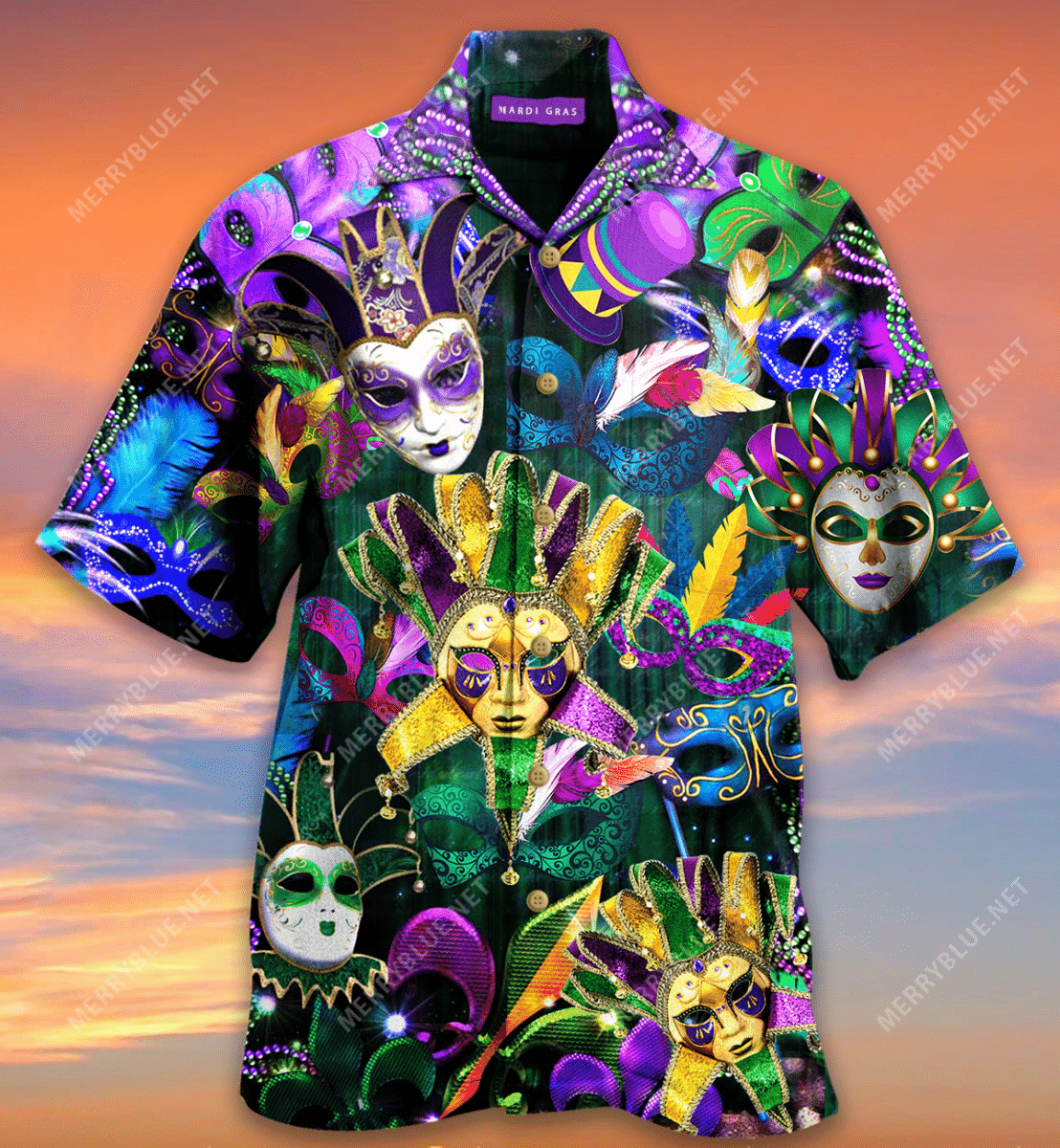 Mardi Gras Masks Hawaii Shirt Ha92520