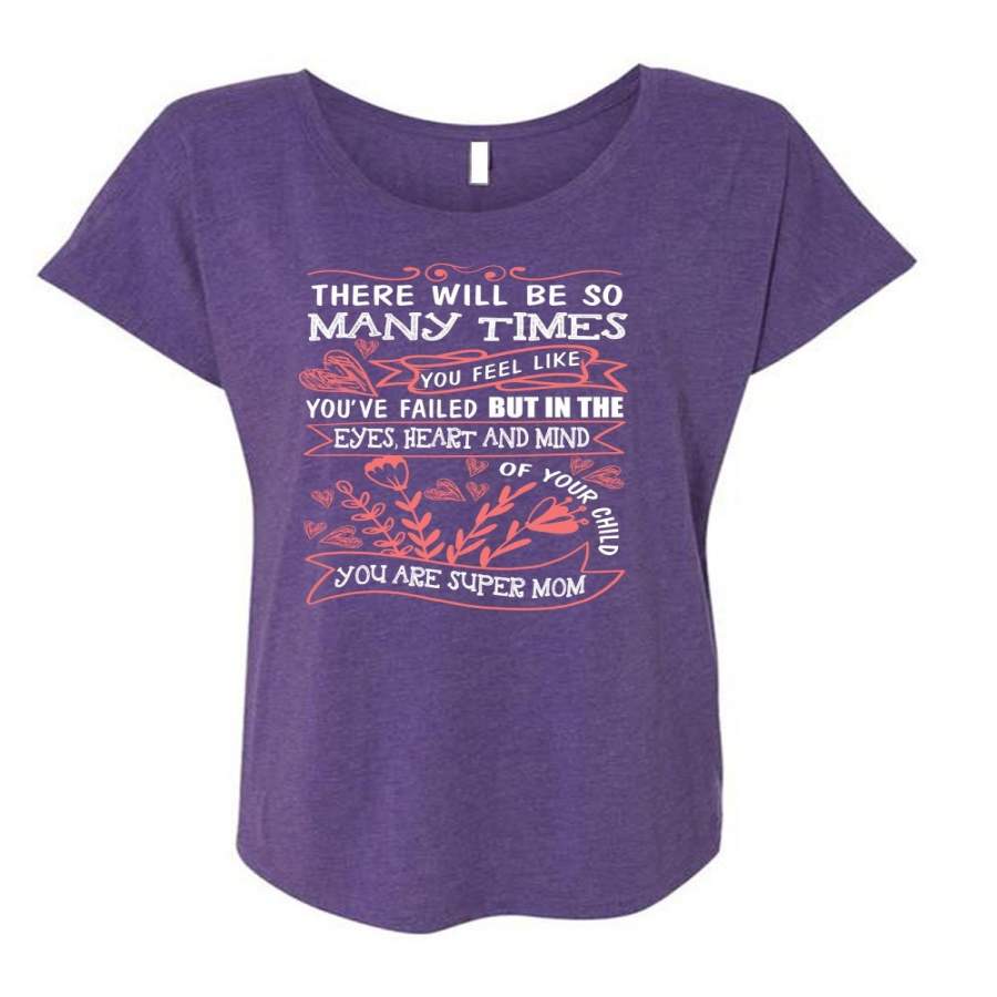 You Are Mom T Shirt, Eyes Heart And Mind T Shirt, Cool Shirt (Ladies’ Triblend Dolman Sleeve)