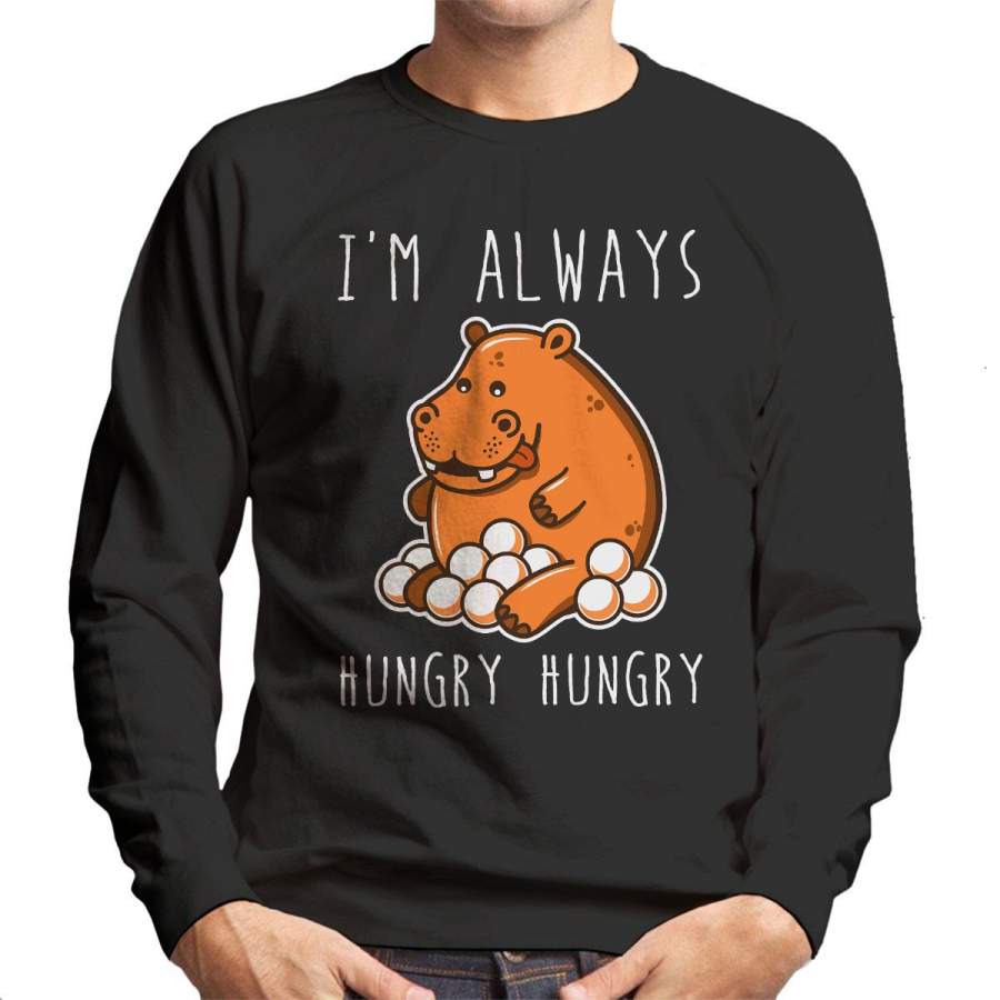 Hungry Hungry Hippos Men’s Sweatshirt