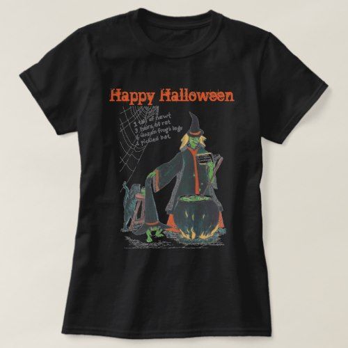 Witches Halloween Brew Scary Designed Shirt