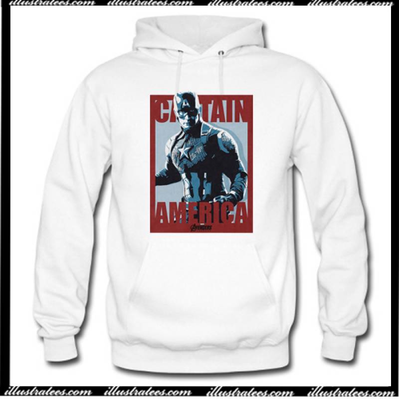 Marvel Avengers Endgame Captain Poster Hoodie AI