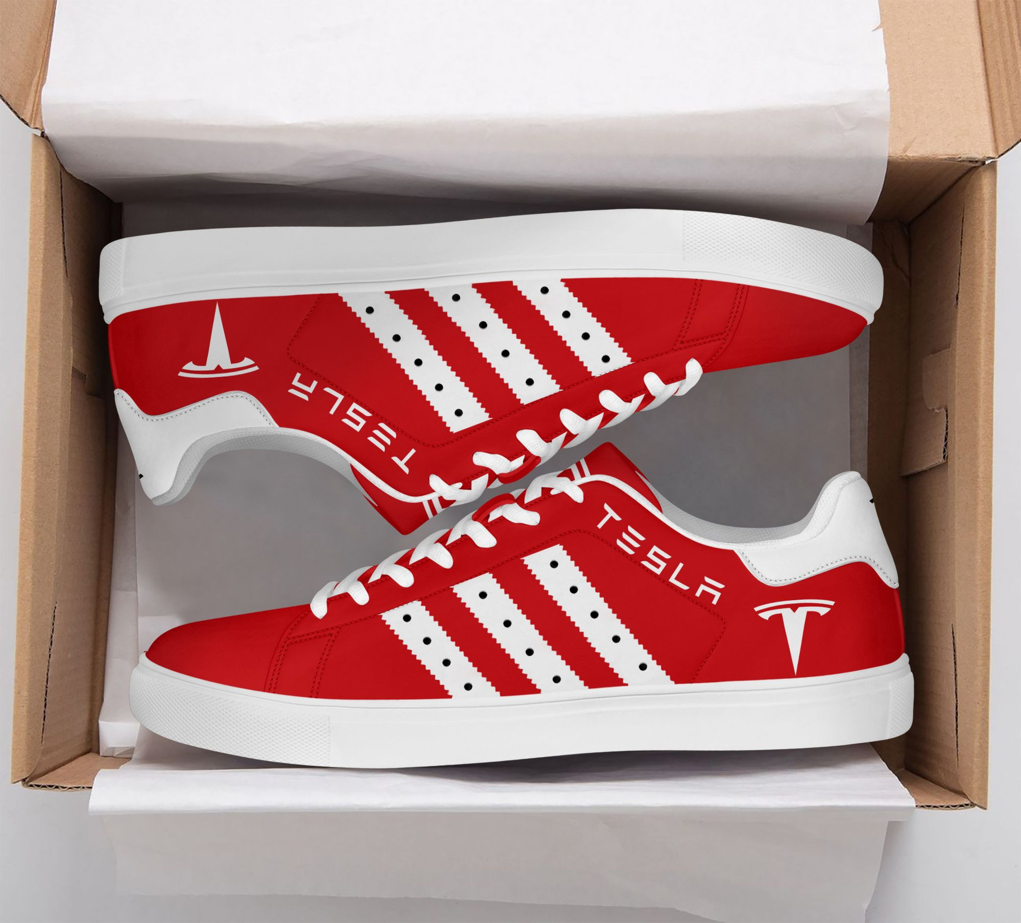 Tesla Sneaker Shoes Ver 3 (Red)