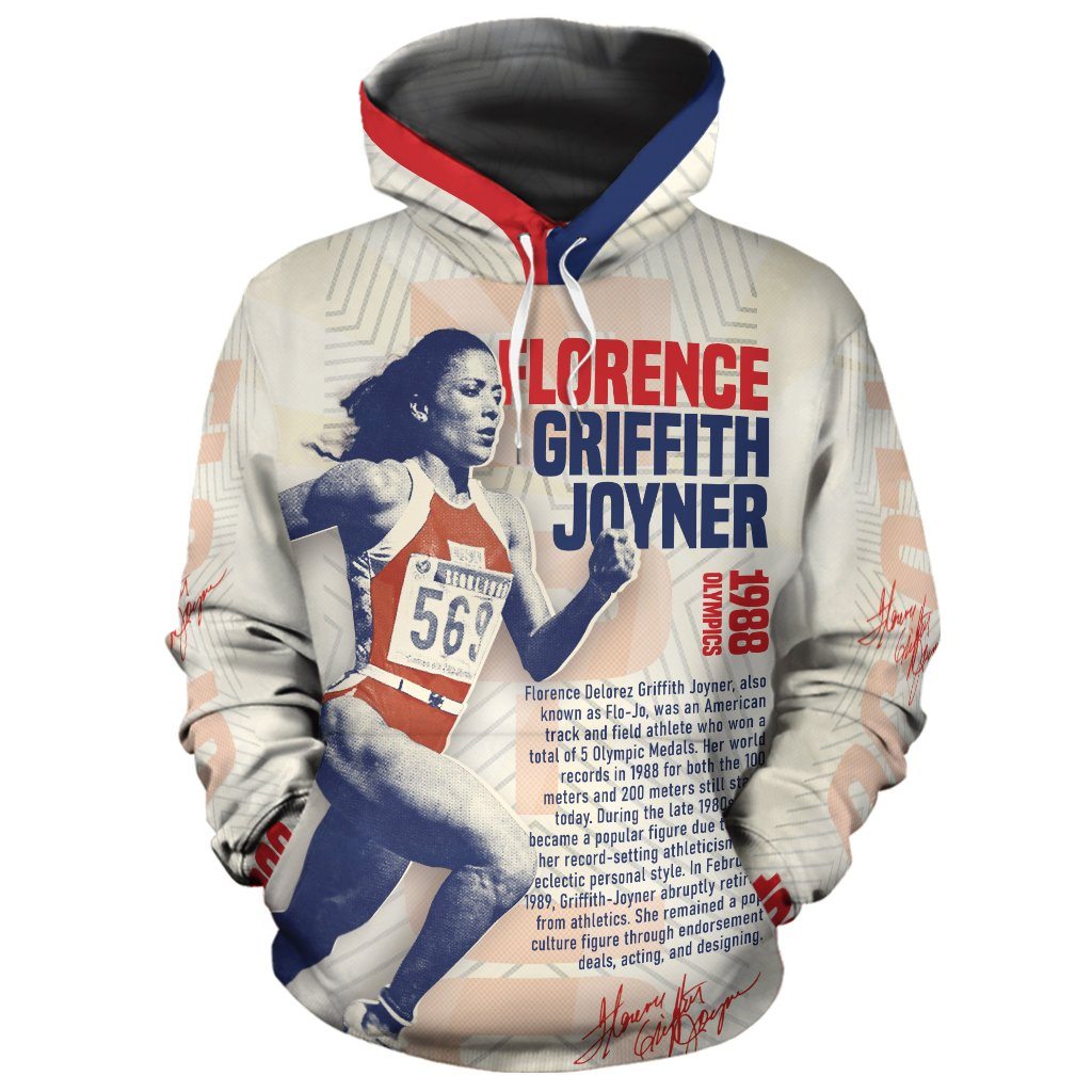 The Phenomenal Woman Flo-Jo All-Over Hoodie