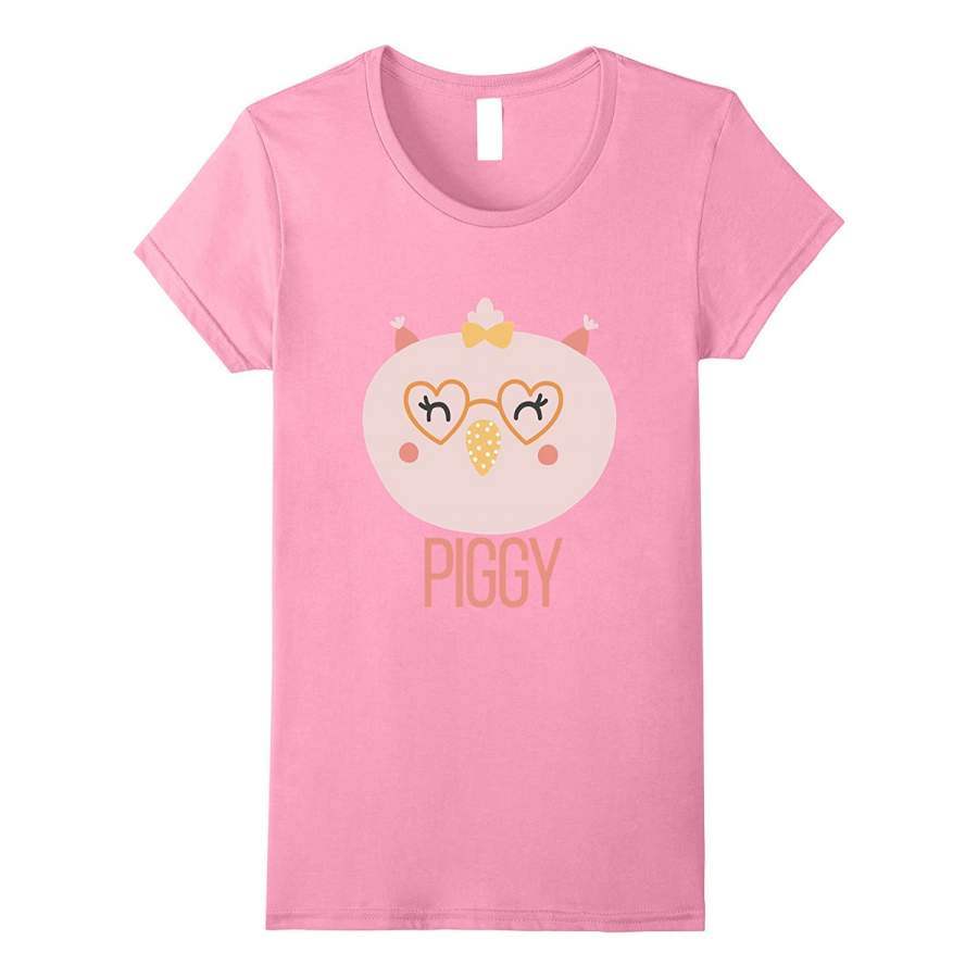 1st 100 Words PIGGY T-Shirt Baby Loves Animal Eyes Smile Pig