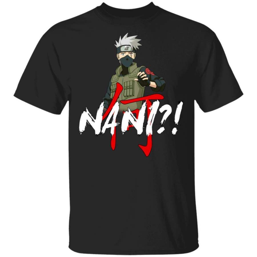 Naruto Kakashi Nani Shirt Funny Anime Character Tee