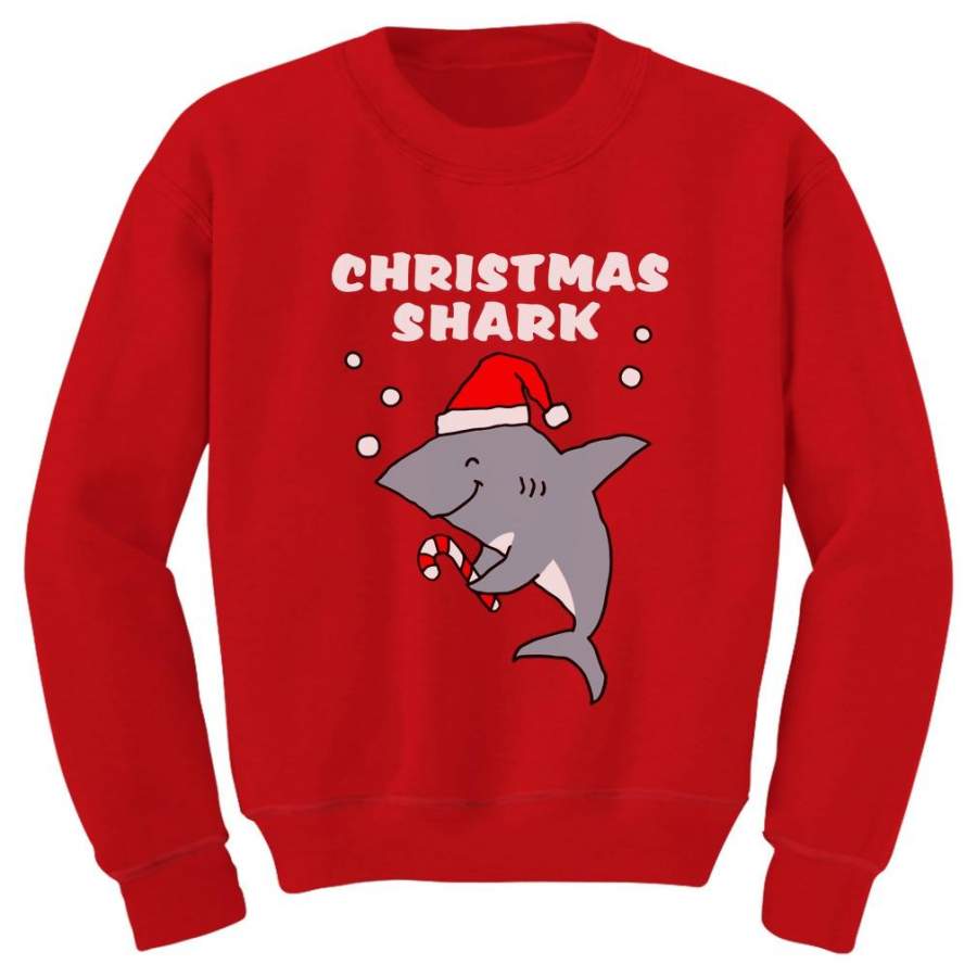 Christmas Shark Doo Doo Ugly Xmas Toddler Kids Sweatshirt