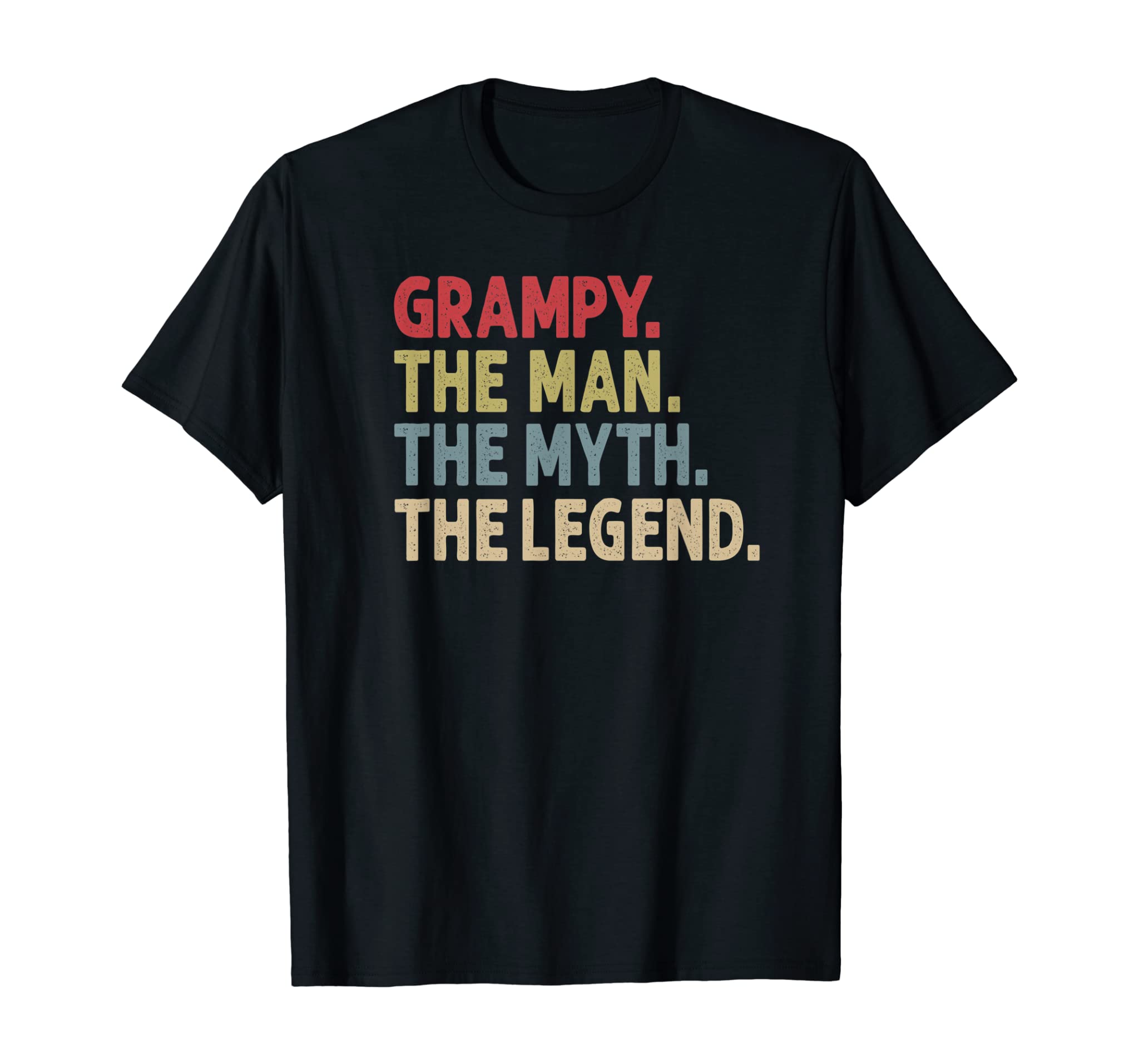 Grampy the Man the Myth the Legend Funny Gift for Grandpa T-Shirt