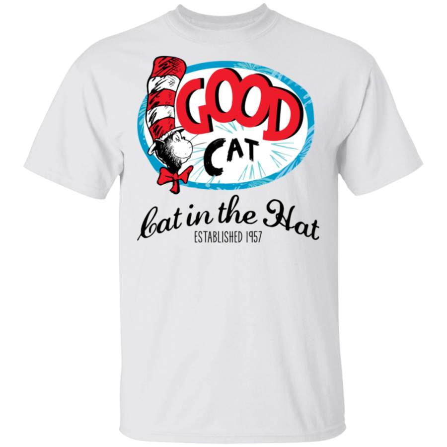 Dr Seuss Good Cat Established 1957 Tshirt