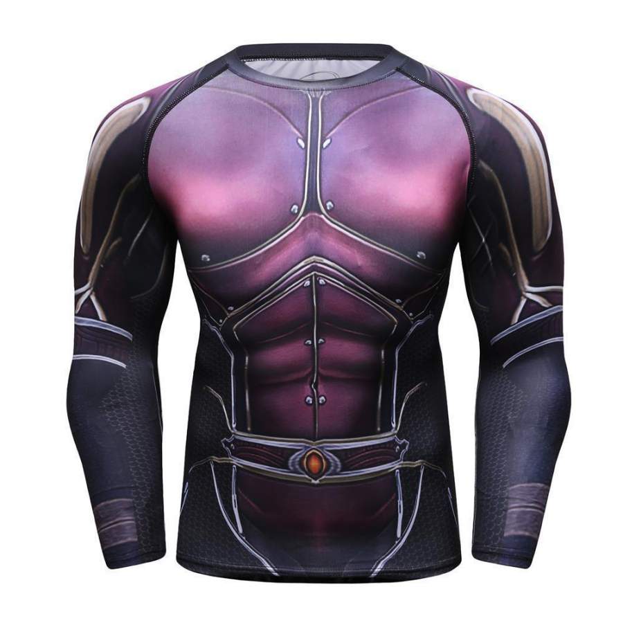 Ant-Man 2 Superhero THE WASP Long Sleeve Compression Shirt for Men