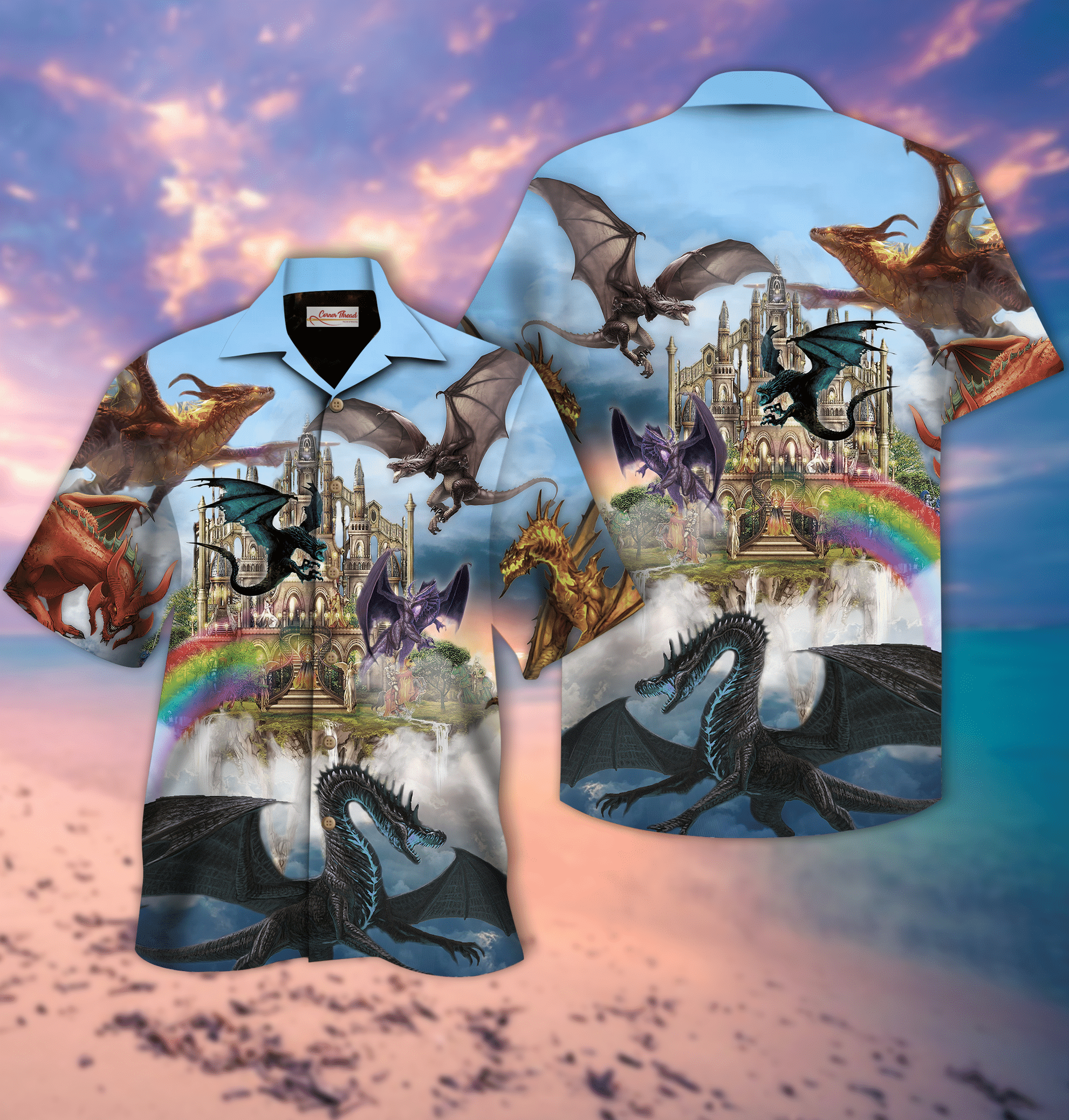 The Magical Dragon Hawaiian Shirt Ha73735