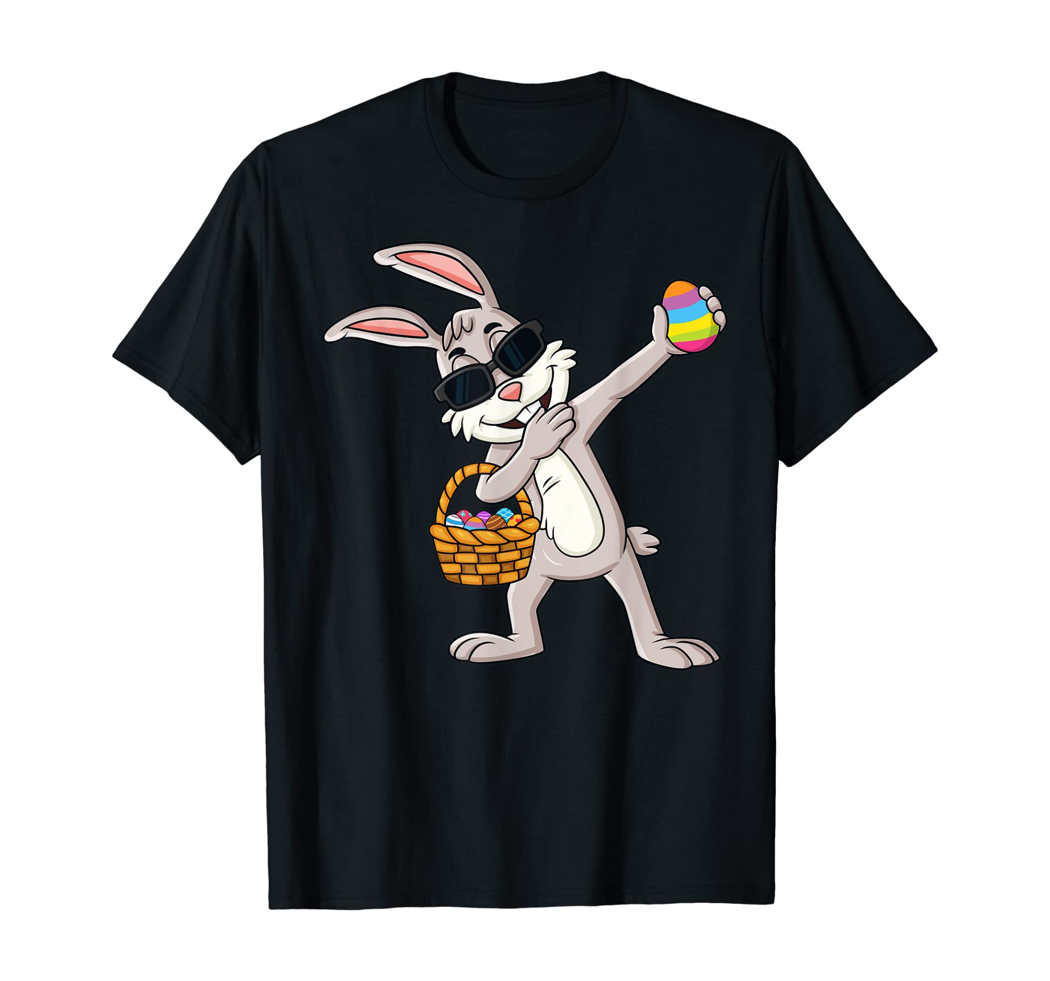 Dabbing Rabbit Easter Day Eggs Dab Boys Girls Kids T-Shirt