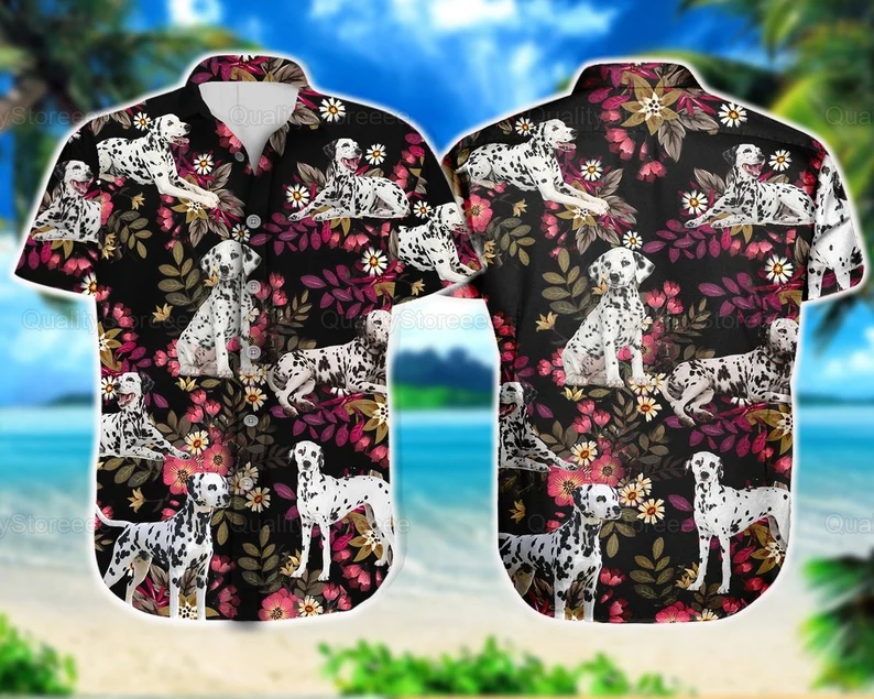 Dalmatian Hawaii Vintage Dog Shirt Ha102945