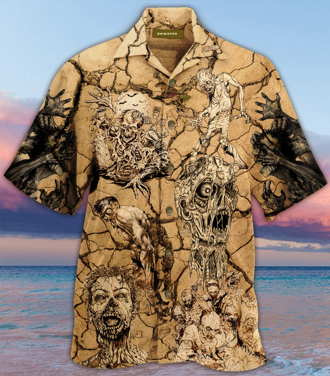 Amazing Zombies Hawaii Shirt For Men And Women Ha19566