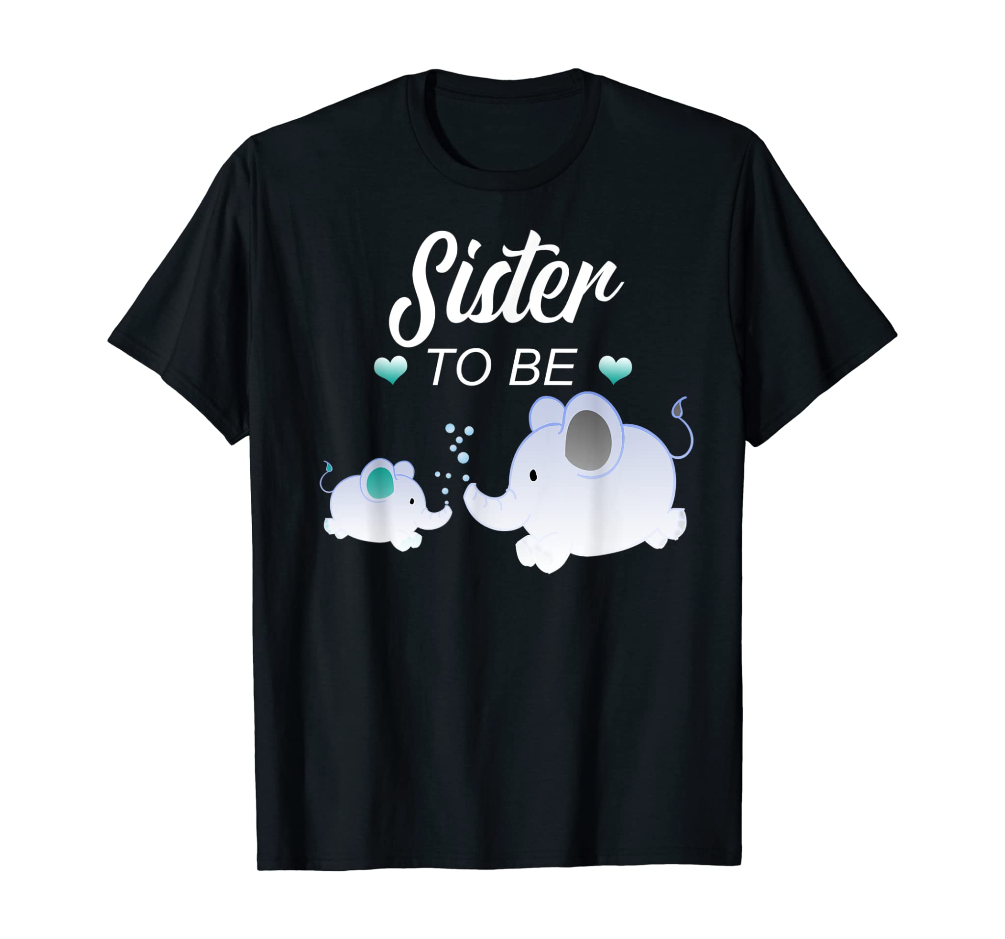 Sister To Be Elephant Baby Shower For Boy T-Shirt