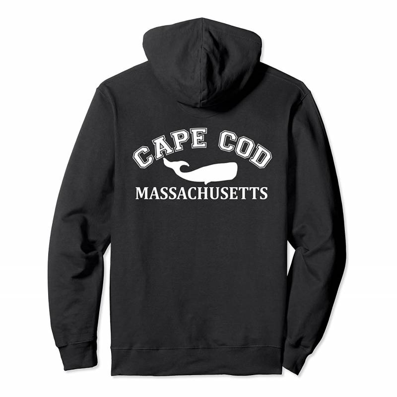 Cape Cod Massachusetts Whale Silhouette Vintage Distressed Pullover Hoodie, T Shirt, Sweatshirt