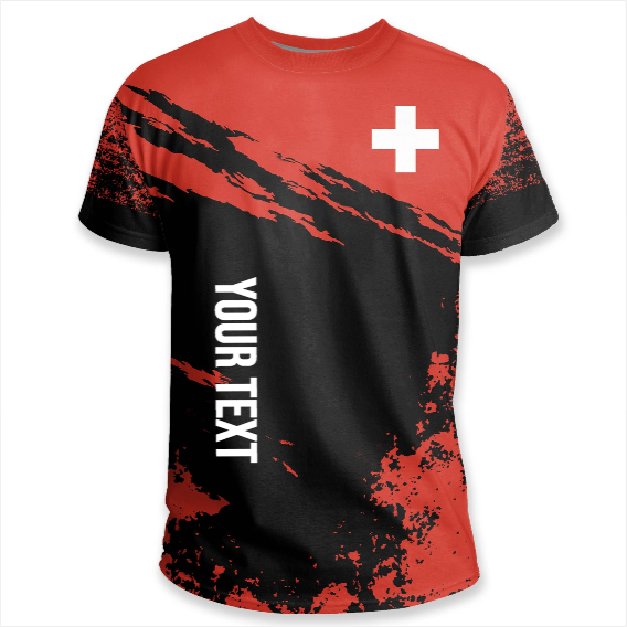 Switzerland T Shirt Customized K5