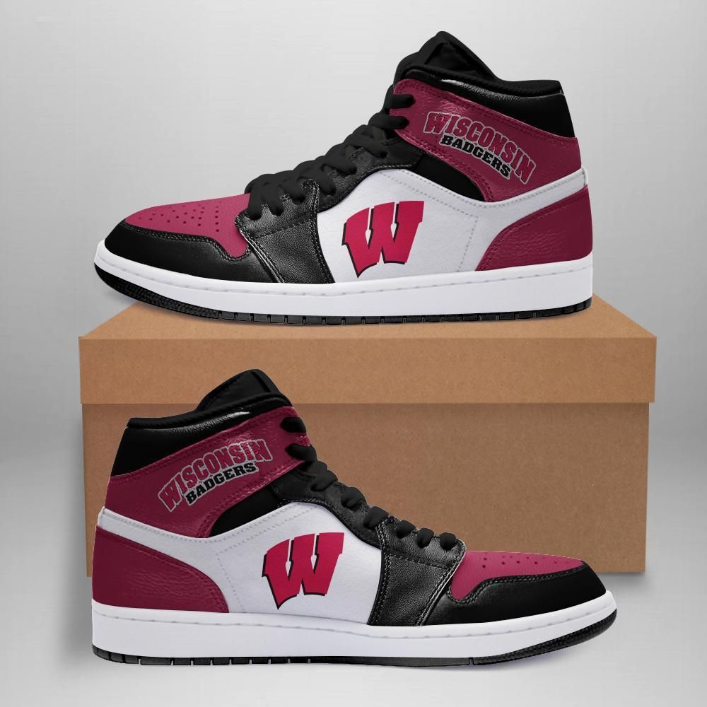 Wisconsin Badgers Jd Air Shoes Sport 2020 Air Jordan High Sneakers Sport Sneakers