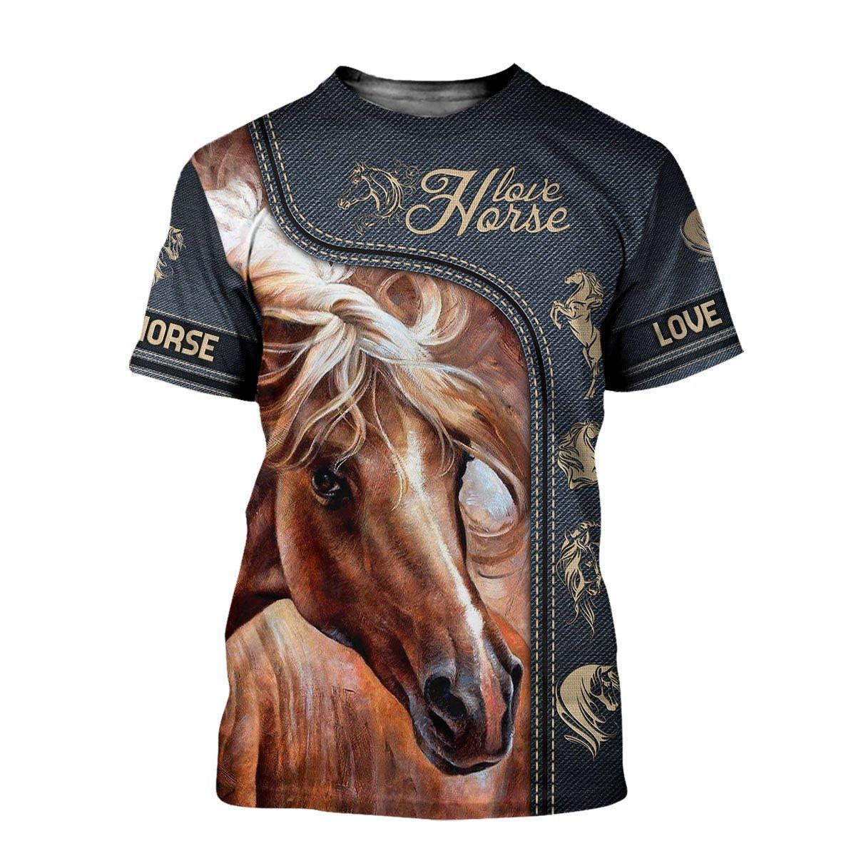 Love Horse 3D All Over Print | For Men & Women | Adult | Ht1067 ...