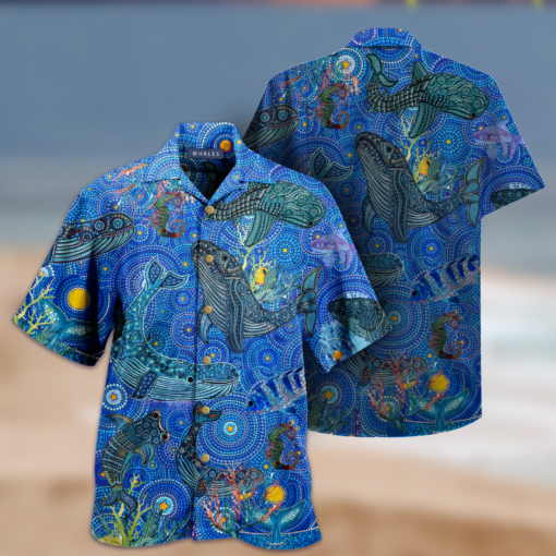 Amazing Whale 3D Hawaiian Hawaii Shirt