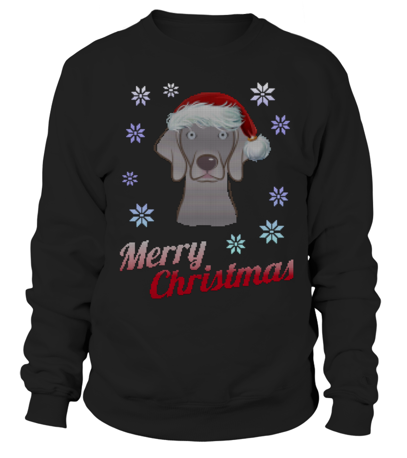 Ugly Christmas Weimaraner, Dog T Shirts C-X4Z0W