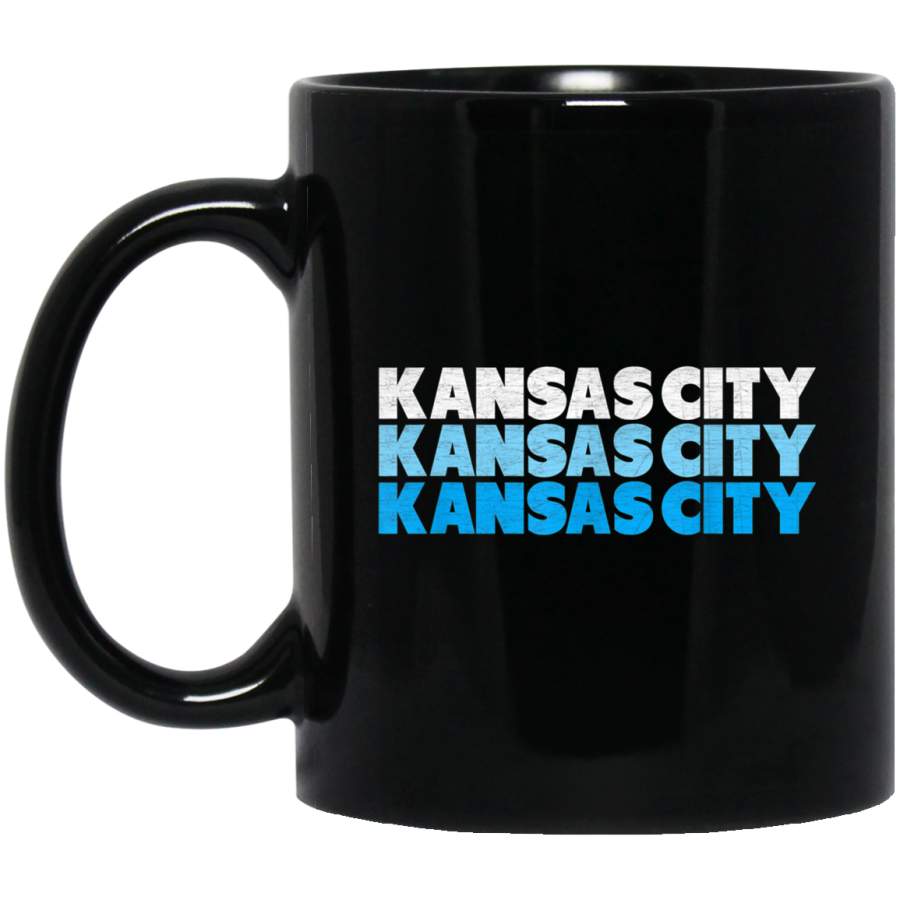 KC Sports Fan Gear Kansas City Cool Kc Retro Design Mug