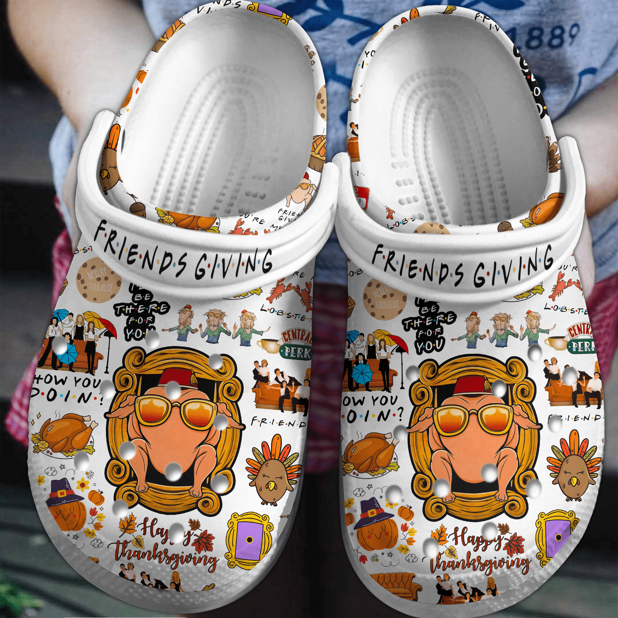 Friends Tv Series Crocss Clogs For Men Women And Kid Bm1411-1025